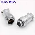 CE & RoHs Approved P20 Metal Connector,PLS-20 Cable Connector for Automation Equipments